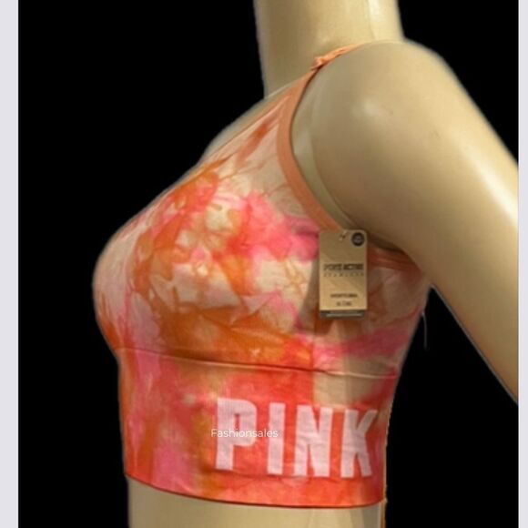 Victorias Secret PINK Active Seamless Sports Bra Lightly Padded longline - Picture 6 of 14